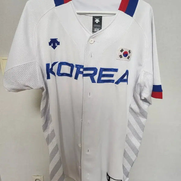 [BUNJANG] Descente Incheon Asian Games Baseball National Team Jersey Size 105 No Marking / 데상트 인천아시안게임 야구 국대 유니폼 105 노마킹