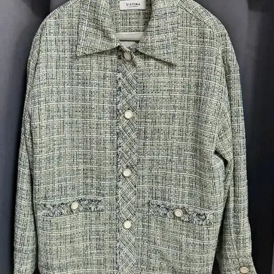 [BUNJANG] Sistina Casual Tweed Jacket / 시스티나(Sistina)캐주얼 트위드 재킷(55)