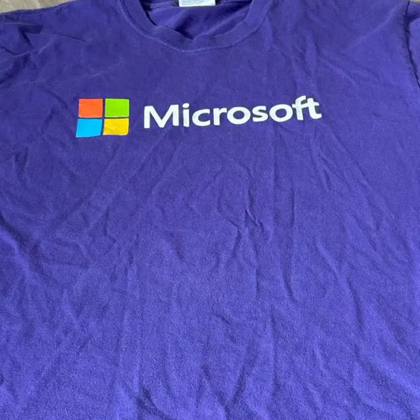 [BUNJANG] Microsoft T-Shirt / 마이크로소프트 티셔츠