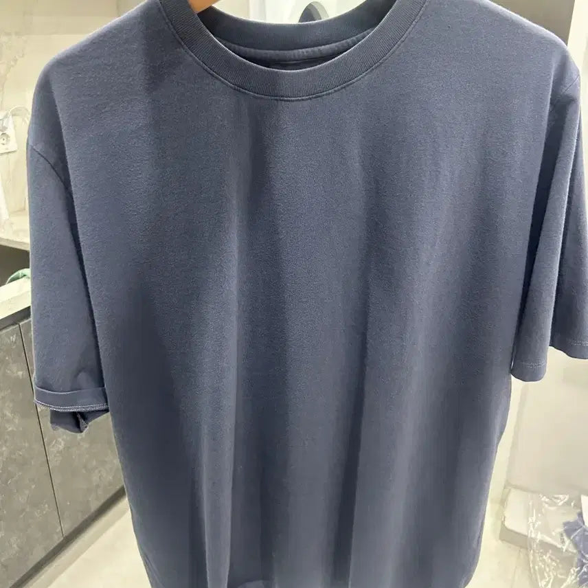 [BUNJANG] Brown Yak Washed T-shirt Dark Navy Size 3 / 브라운야드 워시드 티셔츠 다크네이비 3사이즈