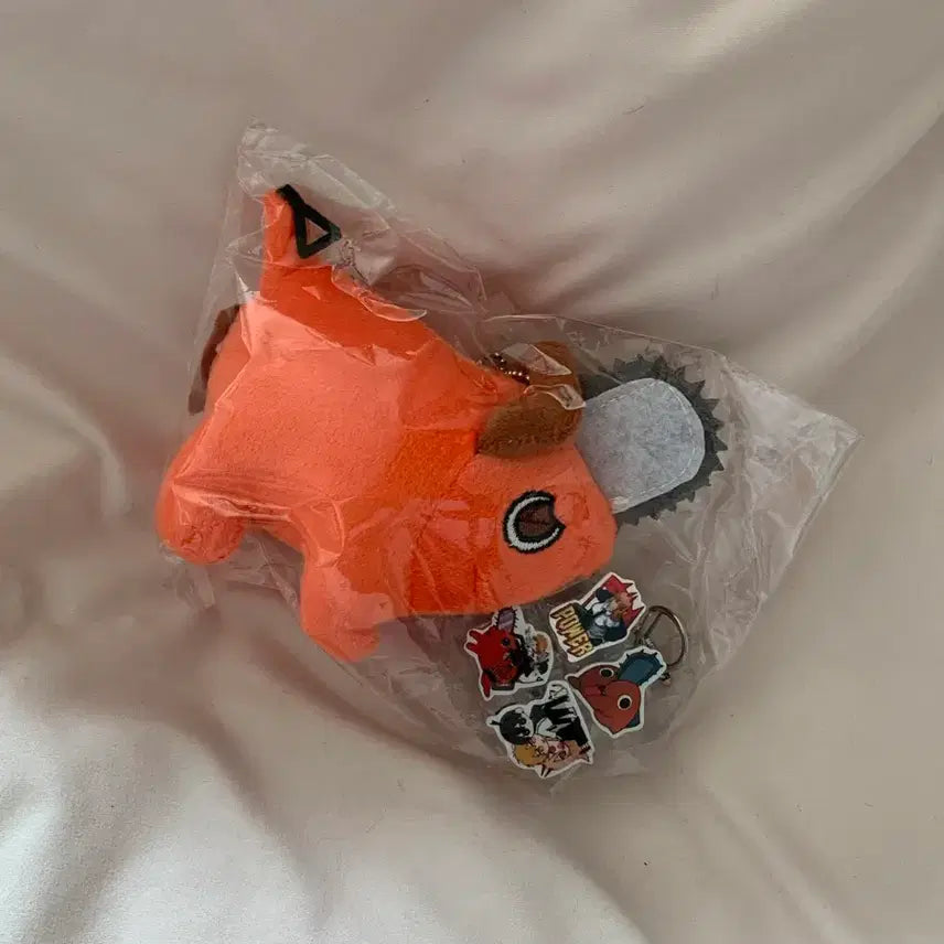 [BUNJANG] Chainsaw Man Pochita Plush Keychain & Keycap Bundle Set / 체인소맨 포치타 인형 키링 + 키캡 일괄판매