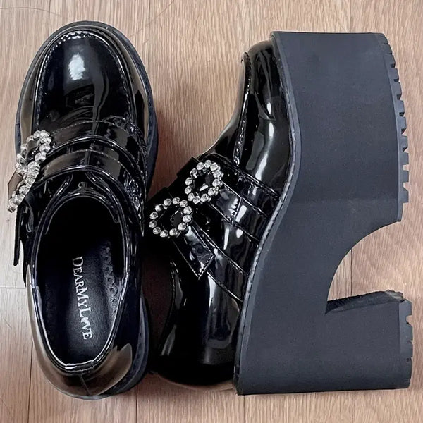 [BUNJANG] Dear My Love Platform Heels / 디마럽 디어마이러브 통굽 (+박스포함)