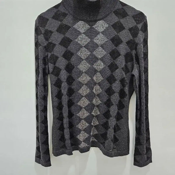 [BUNJANG] Escada Turtle Neck Knit Top / 에스까다 터틀 니트 상의
