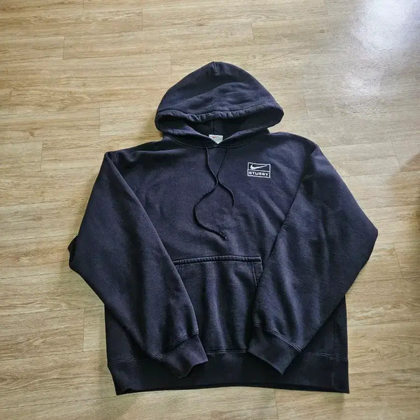 [BUNJANG] Nike x Stussy Collaboration Black Hoodie / 나이키 스투시 나투시 후드 블랙