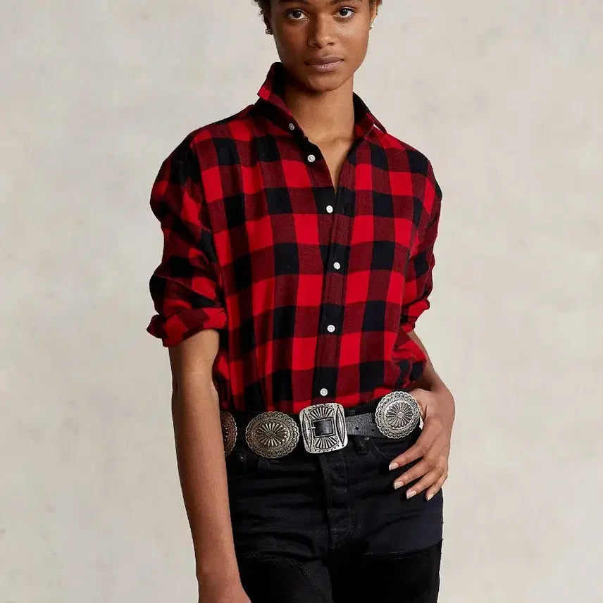 [BUNJANG] Polo Ralph Lauren Buffalo Plaid Twill Shirt / [정품] 폴로 랄프로렌 버팔로 플레이드 트윌 셔츠