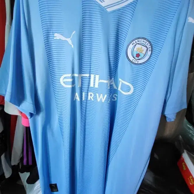 [BUNJANG] Manchester City 23-24 Authentic Jersey (No Name/Number) XL / 맨체스터 시티  23-24 유니폼 노마킹 XL(105사이즈) 판매