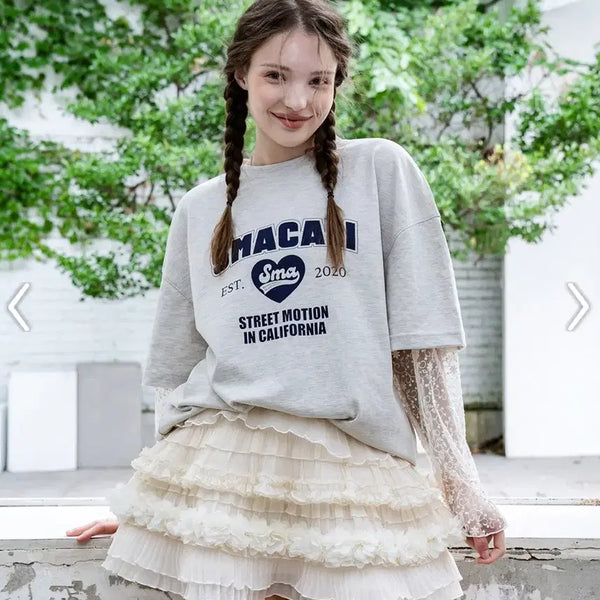 [BUNJANG] SMA Shoes Lace Tiered Pants Skirt / sma shoes 레이스 캉캉 팬츠 스커트
