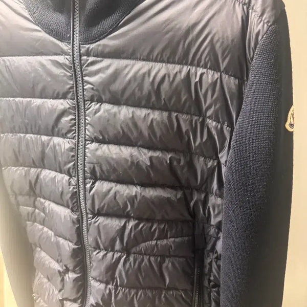 [BUNJANG] Moncler Knit Lightweight Down Jacket Navy / 몽클레어 니트경량패딩 네이비 초급처