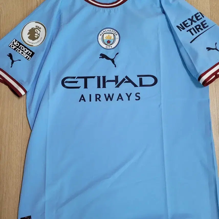 [BUNJANG] Manchester City 2022-23 Haaland Home Authentic Jersey XL / 2022-23 맨체스터 시티 홈 어센틱 홀란드 XL