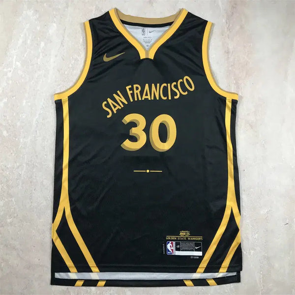 [BUNJANG] Stephen Curry Braves #30 Black City Basketball Jersey / 스티븐 커리 NBA 농구 유니폼 24종 브레이브스 30호 블랙시티