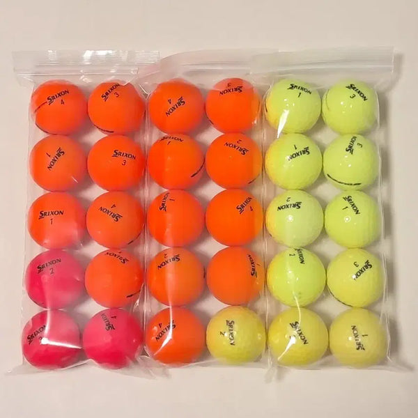 [BUNJANG] Srixon 2-Piece Color Golf Balls (30 Balls) / (급처리) 스릭슨 2피스 칼라 30알 로스트볼 골프공