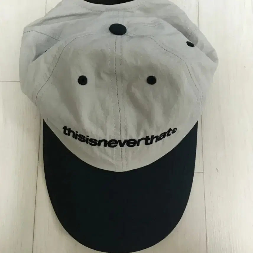 [BUNJANG] Thisisneverthat Nylon Ball Cap Grey/Navy / 디스이즈네버댓 볼캡 그레이/네이비 정가39천원