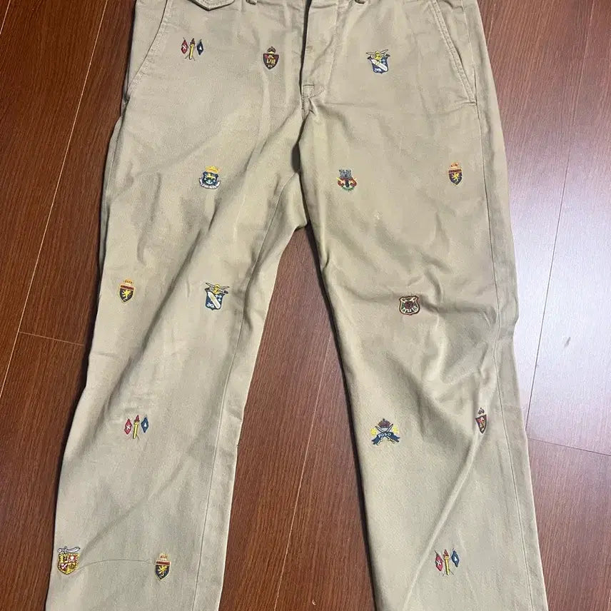 [BUNJANG] Polo Embroidered Chino Pants / 폴로 자수 치노