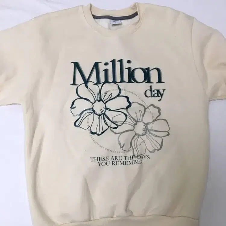 [BUNJANG] Million Sweatshirt / 밀리언 맨투맨