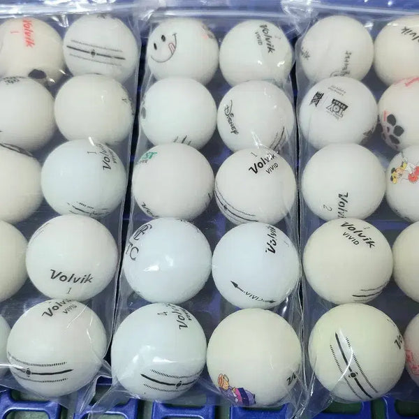 [BUNJANG] Volvik Vivid White 3-Piece Golf Balls (A+ Grade, 30 Count) / 볼빅비비드 흰색컬러30개(A+급)로스트볼