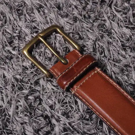 [BUNJANG] Polo Ralph Lauren Leather Belt / 폴로랄프로렌 가죽 벨트 허리 32