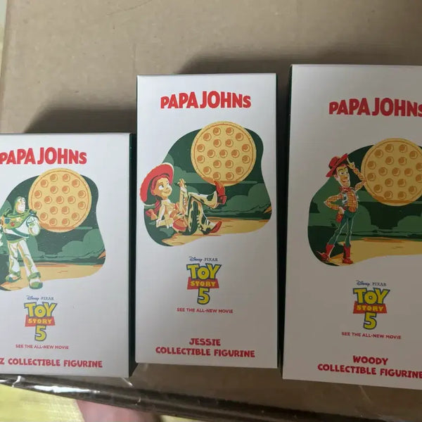 [BUNJANG] Papa John's Toy Story 3 Figure Set / 파파존스 토이스토리 3종 피규어 판매