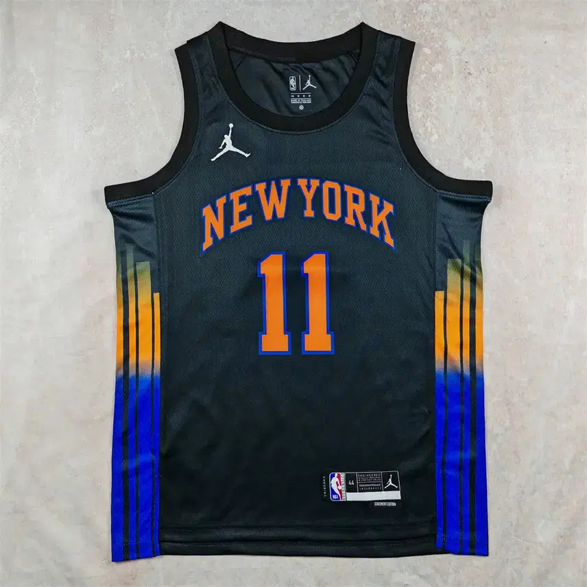 [BUNJANG] Nike Knicks Jalen Brunson #11 Men's Basketball Jersey Black 2026 / NBA 나이키 농구복 2026년형 닉스 브렌슨 11호 블랙 프리젠테이션