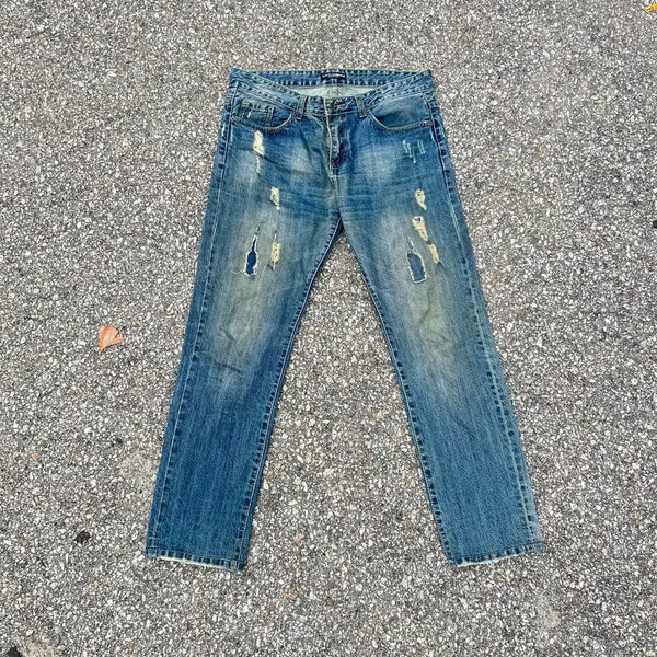 [BUNJANG] Dolce & Gabbana Vintage Distressed Denim Pants / Dolce & Gabbana 빈티지 디스트로이드 데님 팬츠