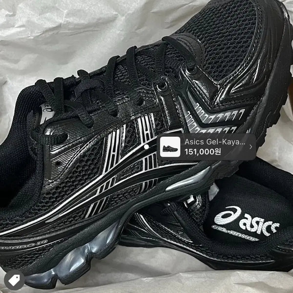 [BUNJANG] Asics Gel-Kayano 14 Black Pure Silver Sneakers / 아식스 젤카야노 14 블랙 퓨어 실버 팜 새상품