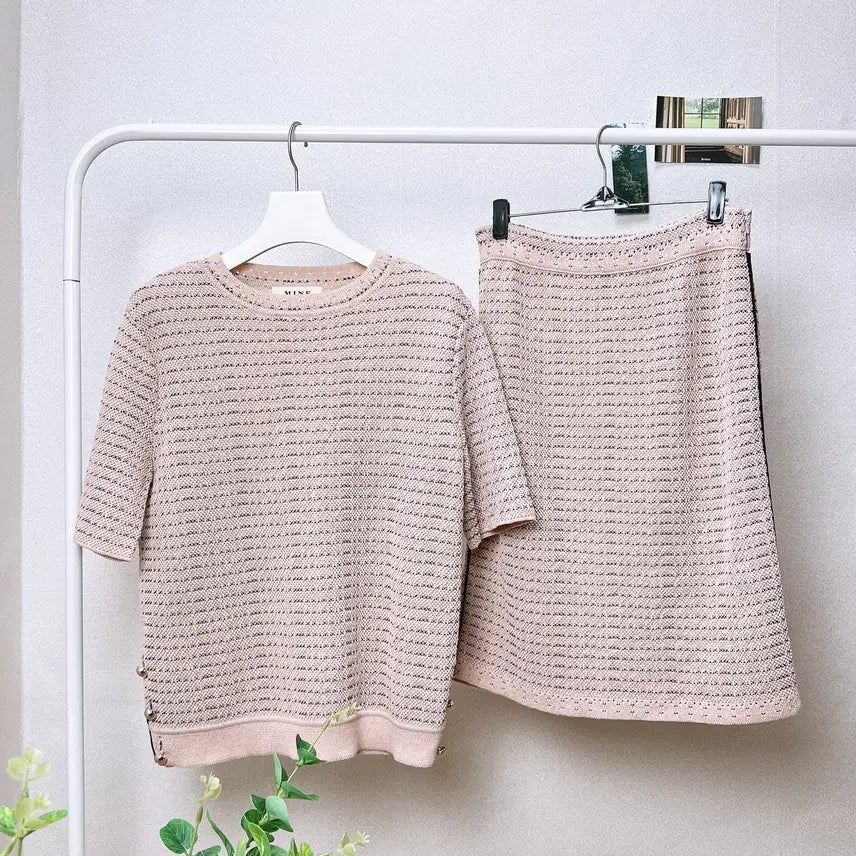 [BUNJANG] Mine Linen Two-Piece Set / 마인 린넨 투피스