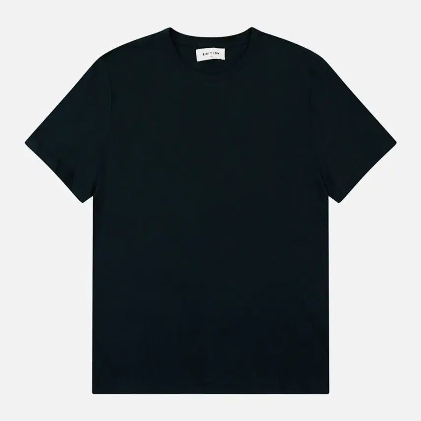 [BUNJANG] Edition Basic Cotton T-Shirt Black / [새상품] 에디션 베이직 코튼 반팔 티셔츠 블랙 100