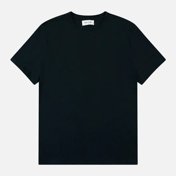 [BUNJANG] Edition Basic Cotton T-Shirt Black / [새상품] 에디션 베이직 코튼 반팔 티셔츠 블랙 100
