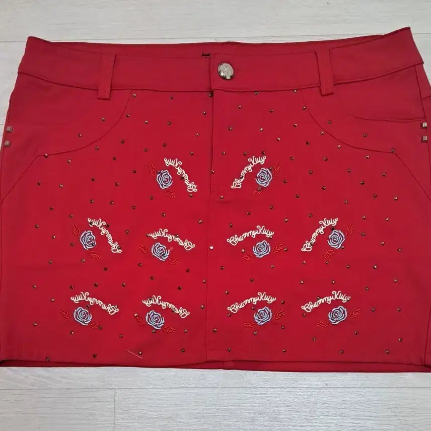 [BUNJANG] JM Red Midi Skirt XL / JM 레드 스커트 XL