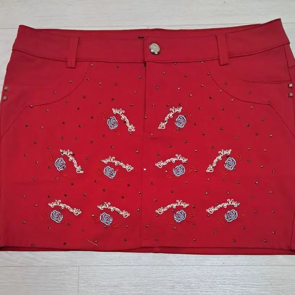 [BUNJANG] JM Red Midi Skirt XL / JM 레드 스커트 XL