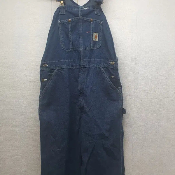[BUNJANG] Carhartt Denim Overall Bib Pants 36x34 / 칼하트 데님 오버롤 멜빵바지 36x34