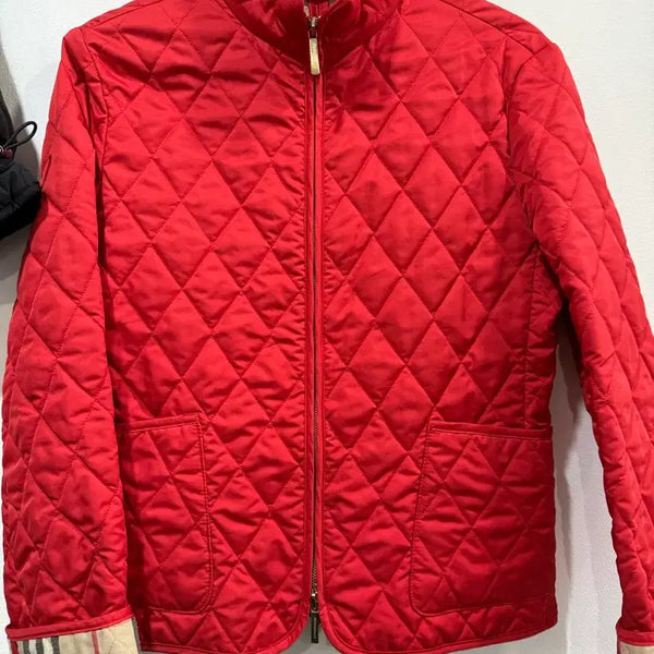 [BUNJANG] Burberry Quilted Jacket Red / 버버리 퀼팅 자켓 레드