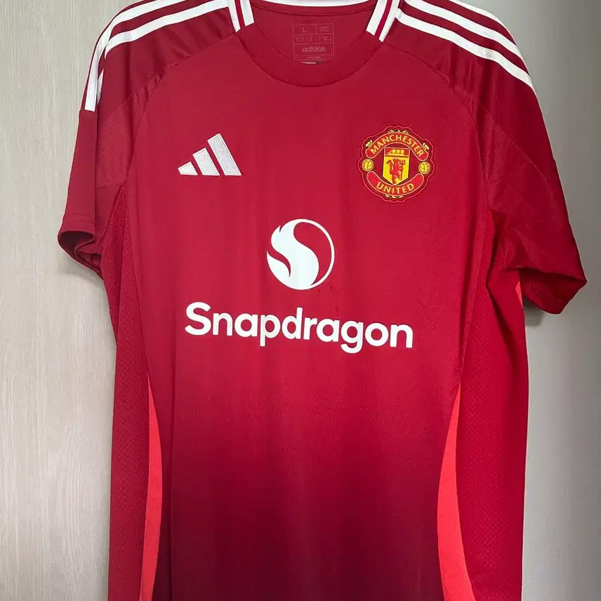 [BUNJANG] Manchester United 24/25 Home Bruno Fernandes Jersey / [해외 L, 새상품] 24-25 맨유 홈 브루노 페르난데스