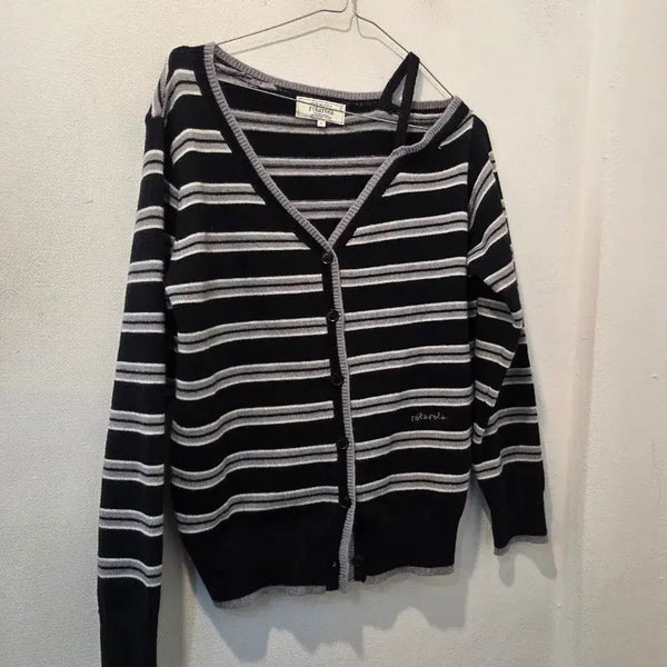 [BUNJANG] Rolala Striped Cardigan / 로라로라 단가라 가디건 가55