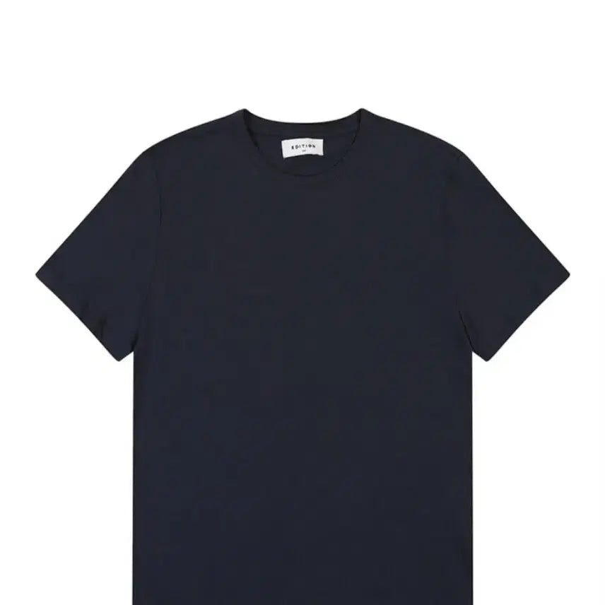 [BUNJANG] Edition Basic Cotton T-Shirt Navy L / [새상품] 에디션 베이직 코튼 반팔 티셔츠 네이비 100