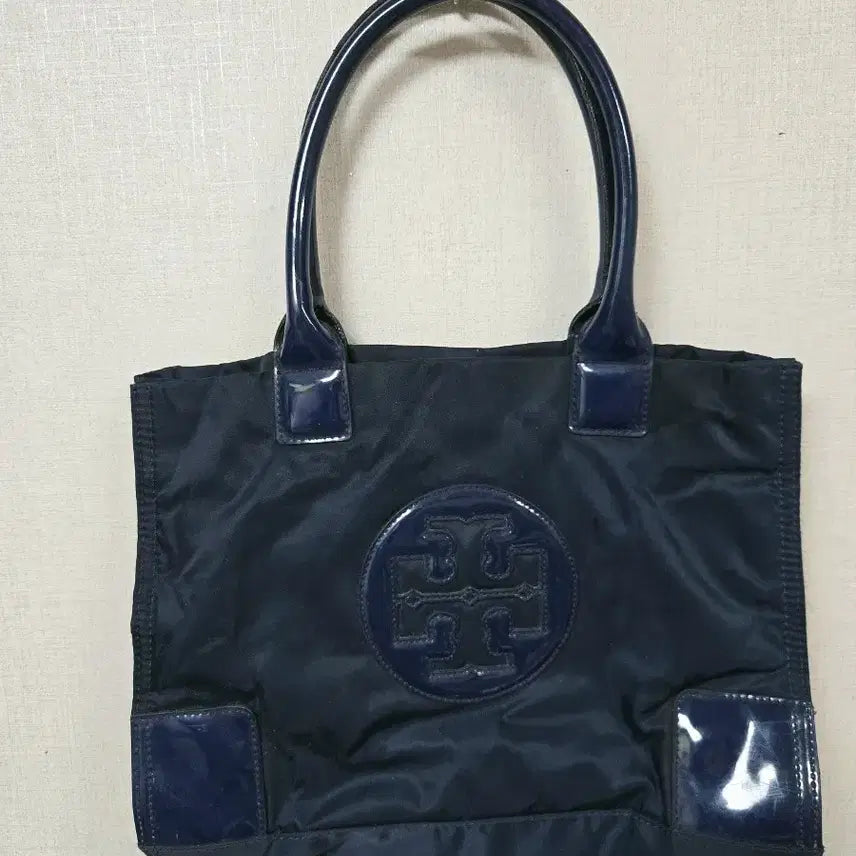 [BUNJANG] Tory Burch Navy Mini Tote Bag / 토리버치 네이비 미니백 토트백 가방