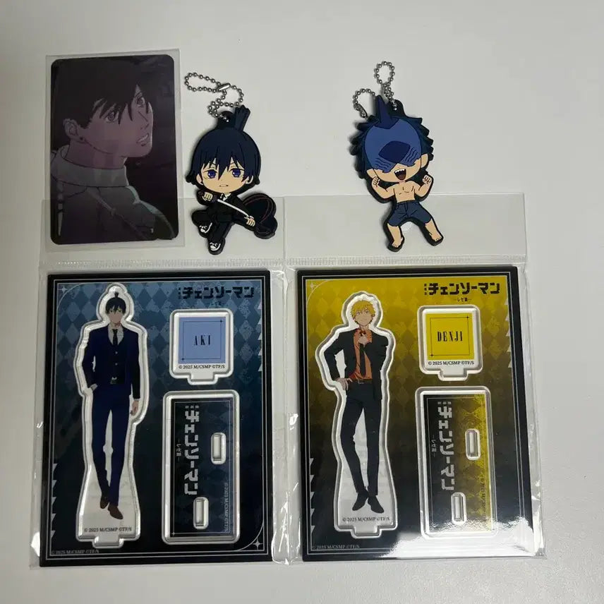 [BUNJANG] Chainsaw Man Denji & Aki Tsutaya Pop-up Acrylic Standee Bundle Set / 일괄) 체인소맨 츠타야팝업 덴지, 아키 아크릴