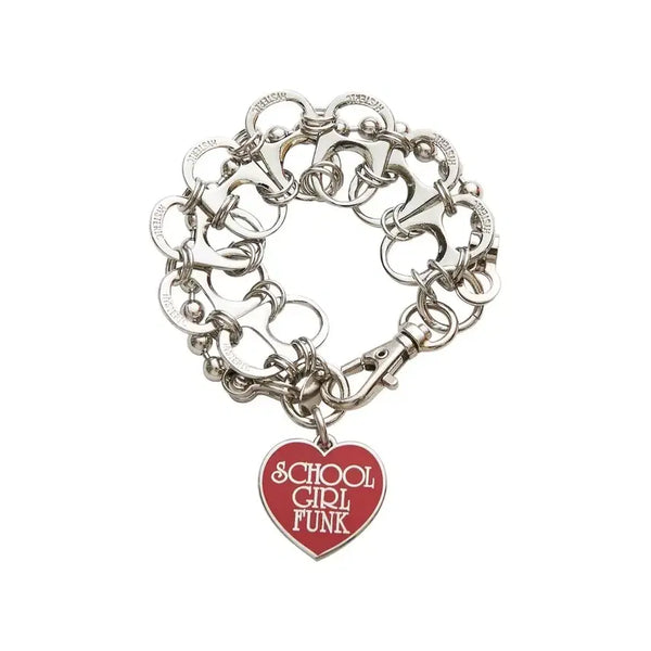 [BUNJANG] Hysteric Glamour Girl Punk Chain Bracelet Silver / 히스테릭글래머 걸 펑크 체인 팔찌
