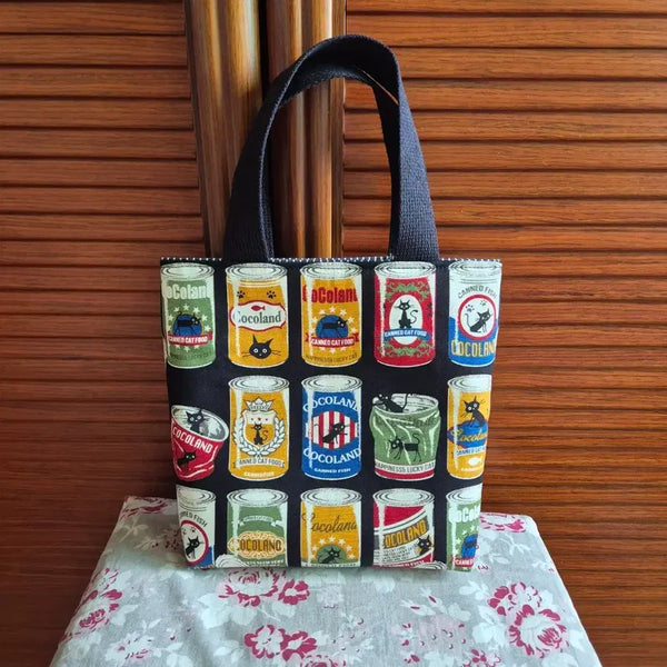 [BUNJANG] Handmade Mini Eco Bag - Imported Japanese Cotton & Linen / 핸드메이드 미니에코백