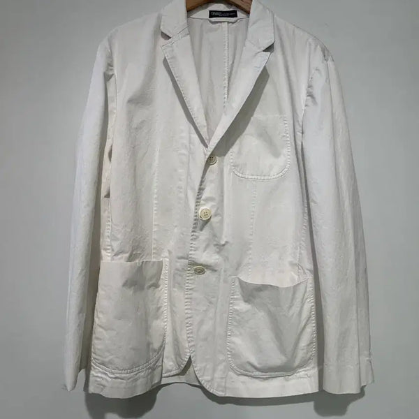 [BUNJANG] Polo Ralph Lauren Men's White Jacket / 폴로 랄프로렌 남성 화이트 자켓