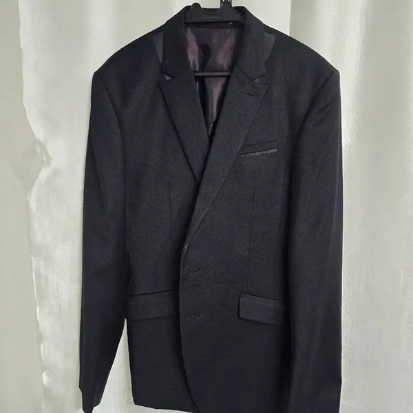 [BUNJANG] Zio Songzio Wool Blazer Jacket Black / 지오송지오 모직 블레이저 자켓 블랙 (2286)