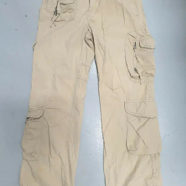 [BUNJANG] Polo Jeans Cargo Pants 34x32 Beige / 폴로 진스  탄창 카고 팬츠 34x32 베이지