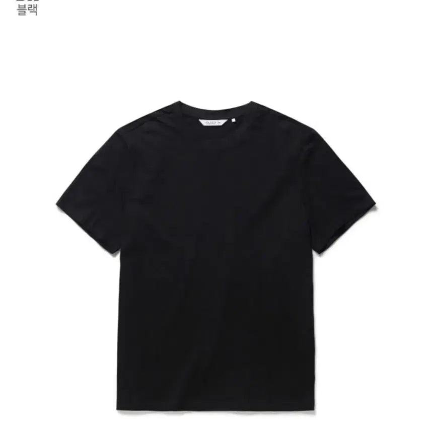[BUNJANG] Olene USA Cotton Round Neck Short Sleeve T-Shirt Black / [새상품] 올젠 USA코튼 라운드 반팔 티셔츠 블랙 100