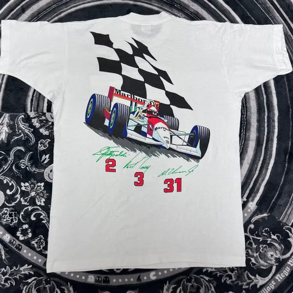 [BUNJANG] 90s Marlboro Racing Short Sleeve T-Shirt XL / (XL) 90s 빈티지 말보로 프로모 레이싱 반팔 티셔츠