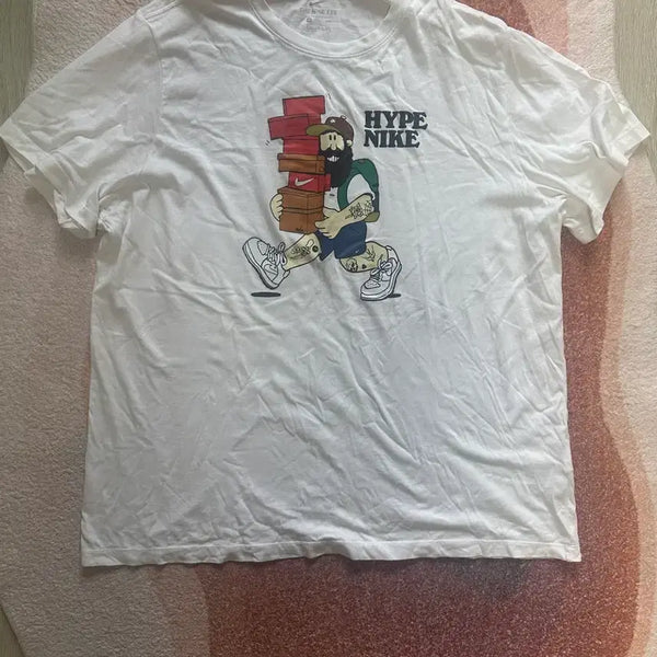 [BUNJANG] Nike x Jeff Staple Hype Nike Graphic T-Shirt (AR5075-100) / 나이키 x 제프 스테이플 하이프 슈박스 그래픽 티셔츠 (AR5075-100)