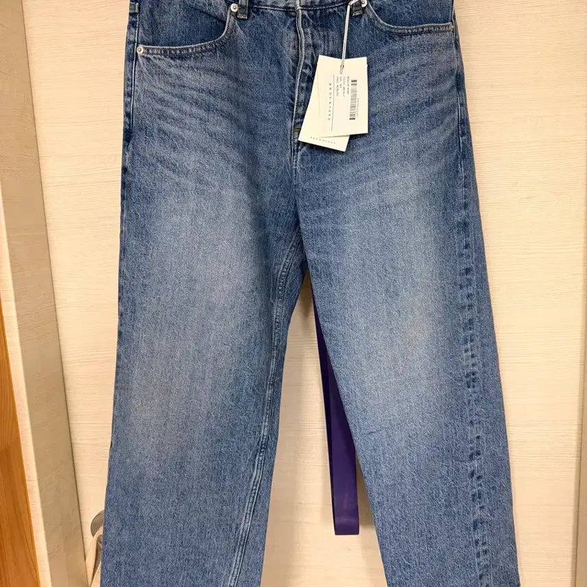 [BUNJANG] Brownyard 26SS Regular Denim Jeans Mid Blue Size 3 / 브라운야드 26ss 레귤러데님 미드블루 3사이즈