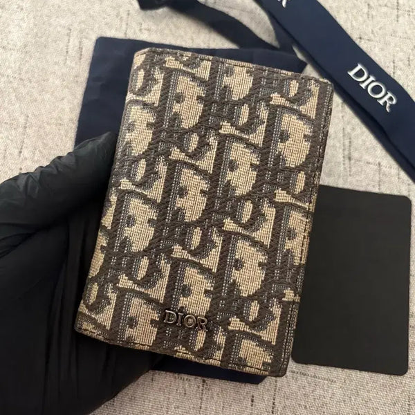 [BUNJANG] Dior Oblique Organizer Card Holder Beige / [상태최상]디올 오블리크 오거나이저 카드지갑 베이지