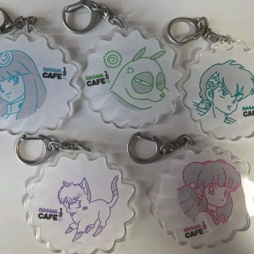 [BUNJANG] Ranma 1/2 Keyring Bundle Set / 란마 키링 일괄
