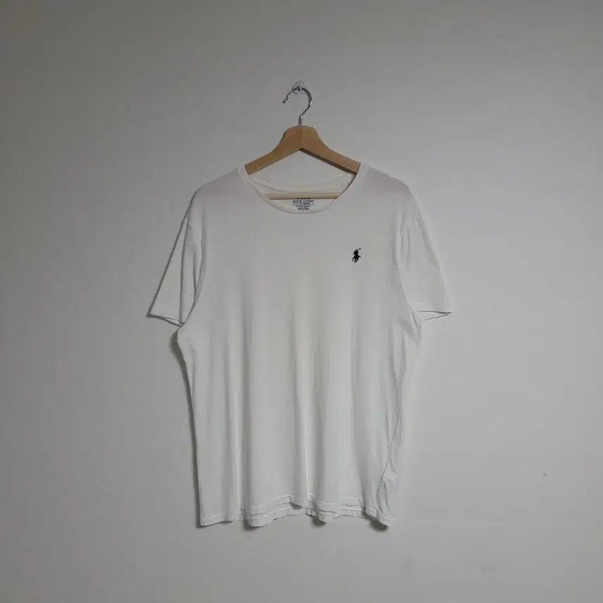 [BUNJANG] Polo Ralph Lauren Plain T-Shirt White (L) / (L) POLO 폴로 랄프로렌 무지 반팔 티셔츠 화이트