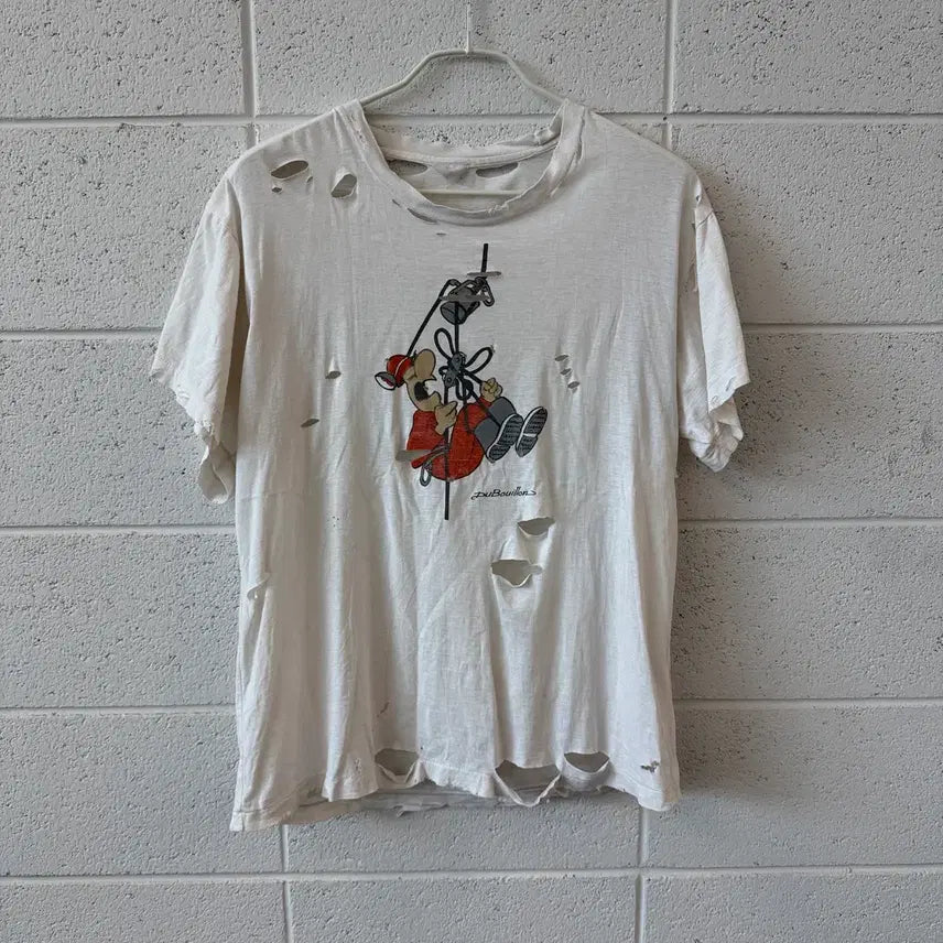 [BUNJANG] 90s Vintage Distressed Boxy T-Shirt / 90s Vintage Distressed Boxy Tshirt