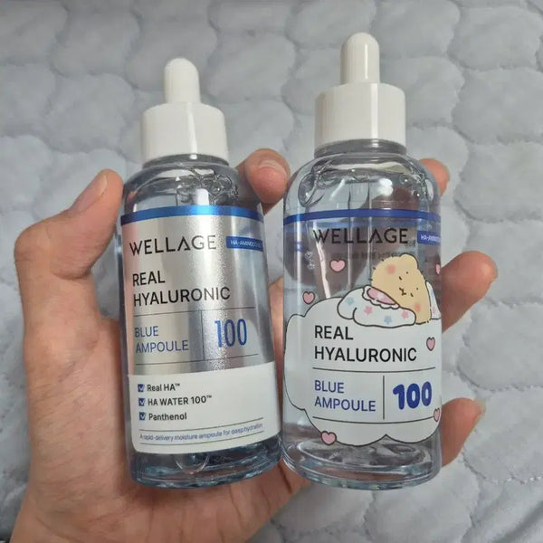[BUNJANG] Wellage Real Hyaluronic Blue Ampoule 100 75ml (Sealed) / 미개봉)웰라쥬 리얼 히알루로닉 블루 앰플 100 75ml